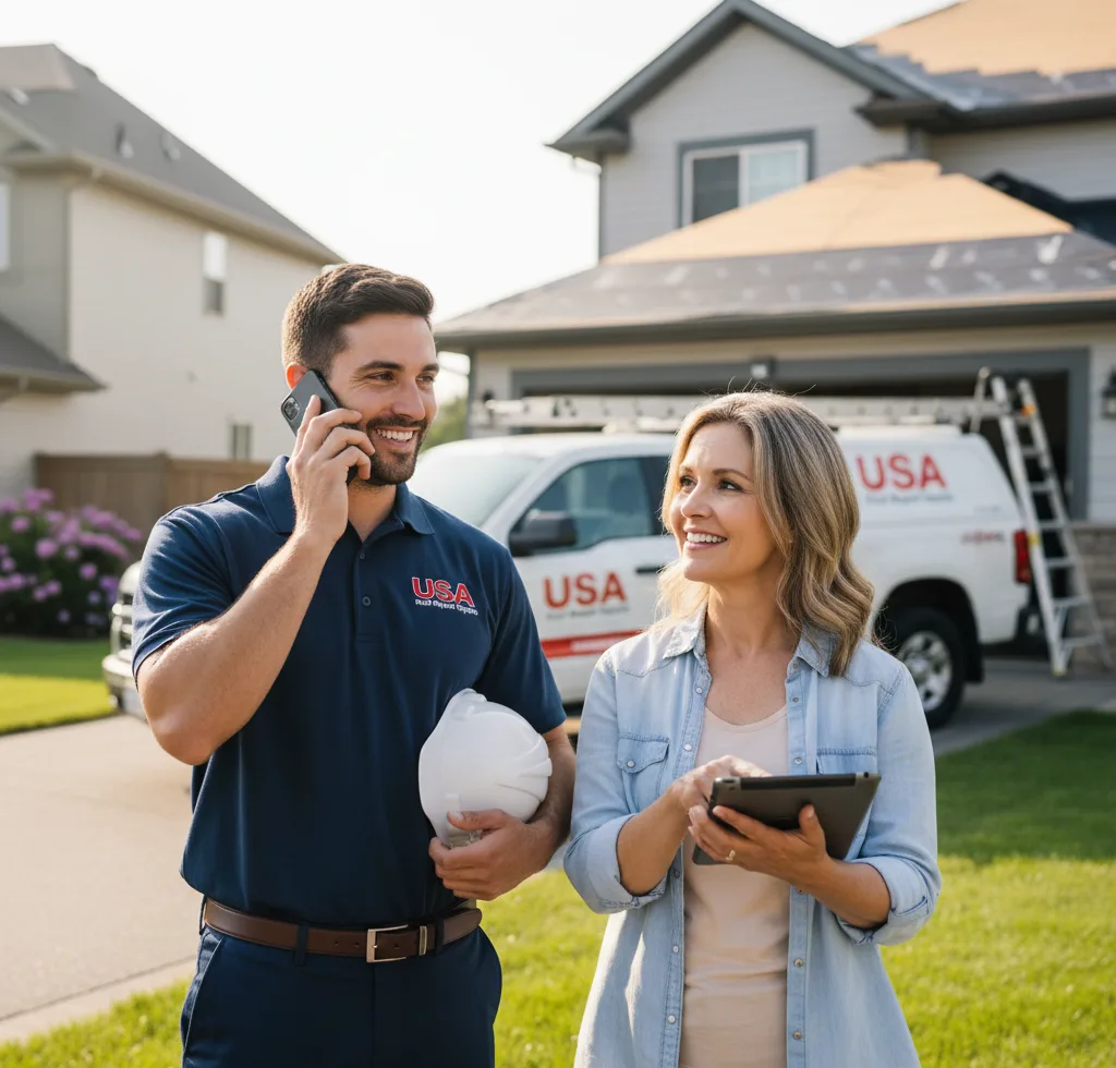 USA Roof Repair Experts customer support in Grand Prairie